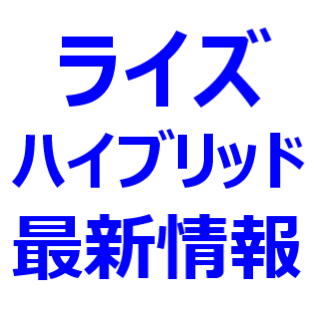 ライズ ハイブリッド 納期最新情報】2022年1月時点。一部改良も実施 