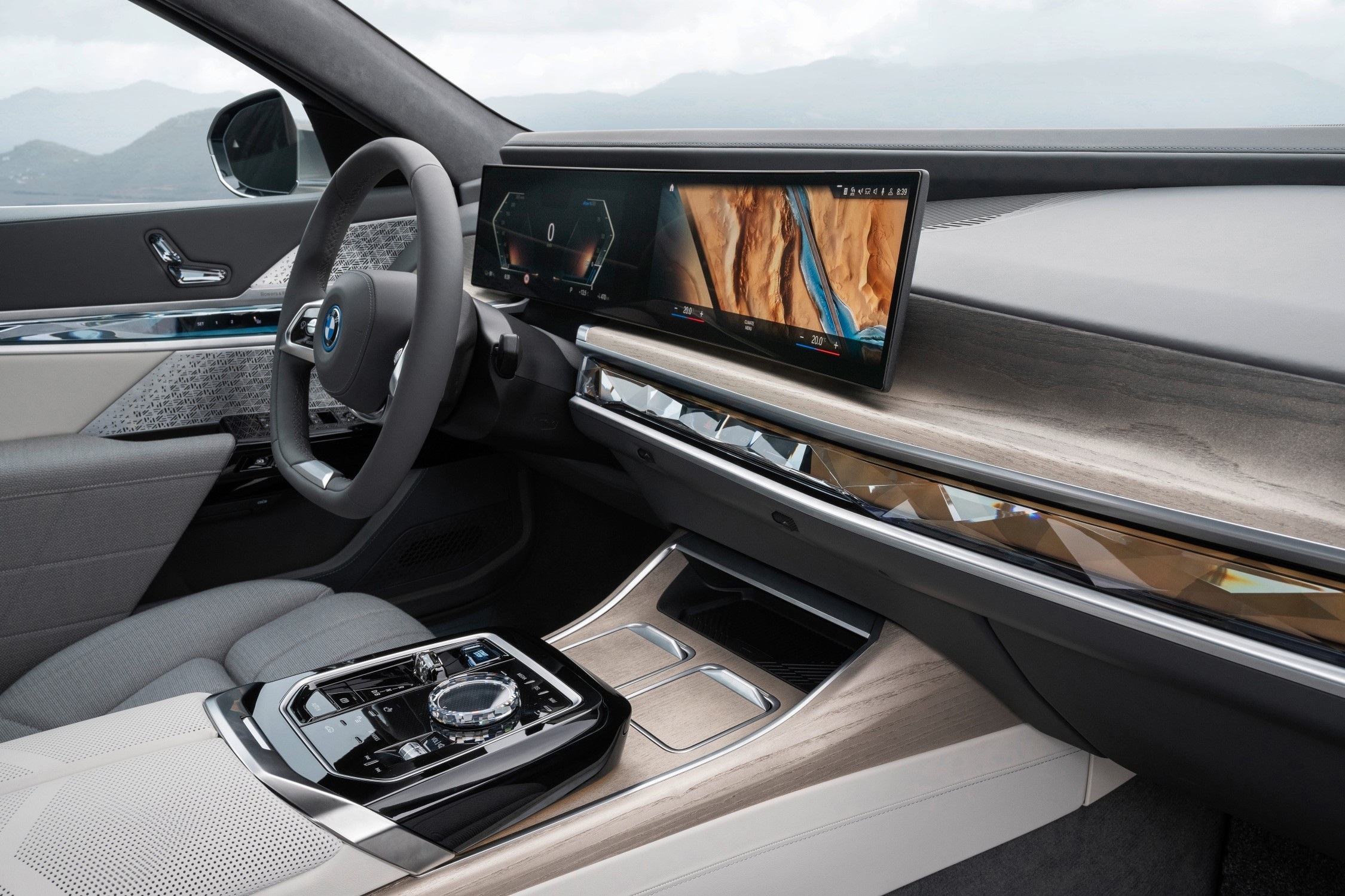 新型BMW 7シリーズの内装、インテリア